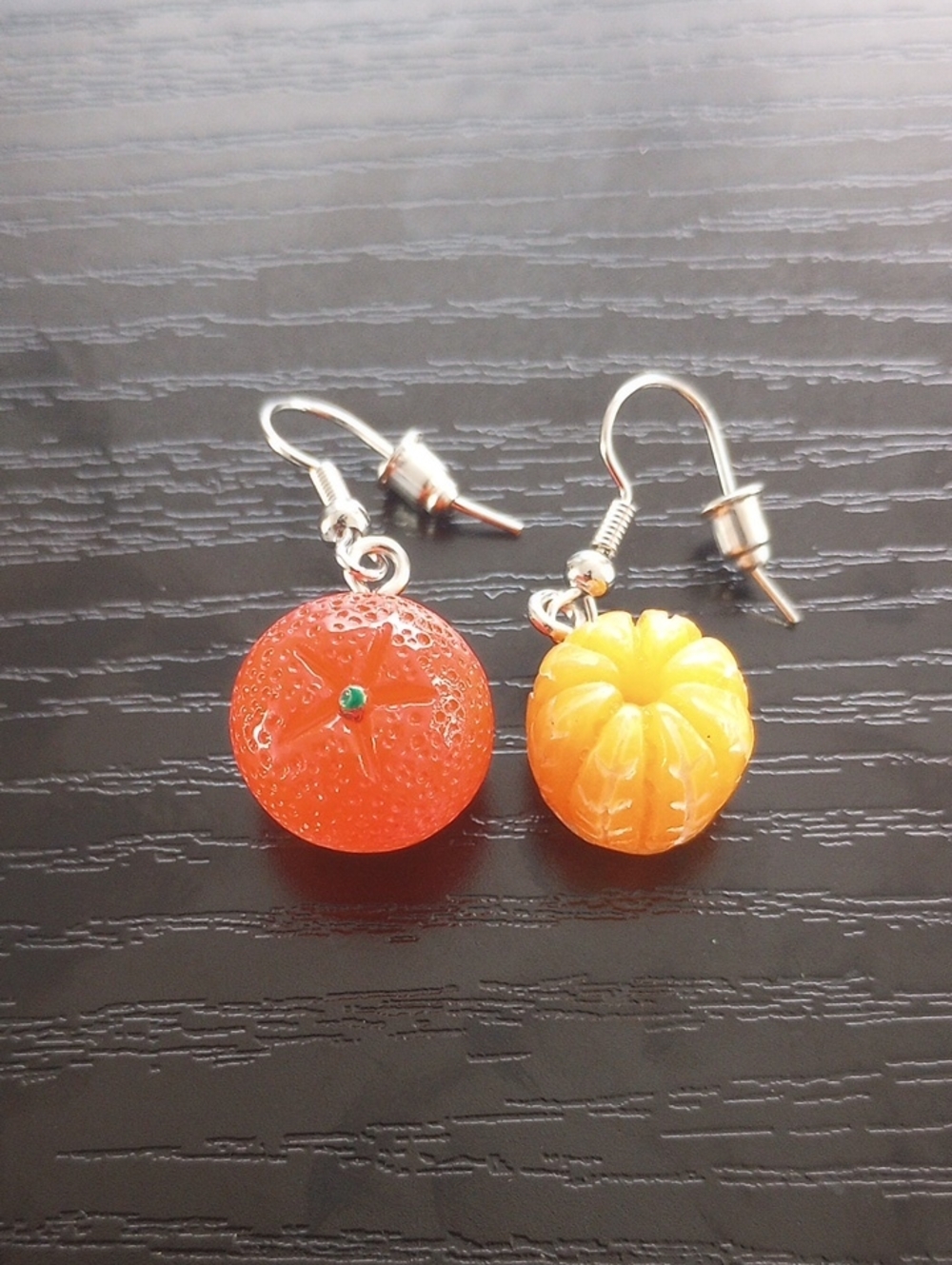 Fruit Orange Dangle Earrings Women's Jewelry